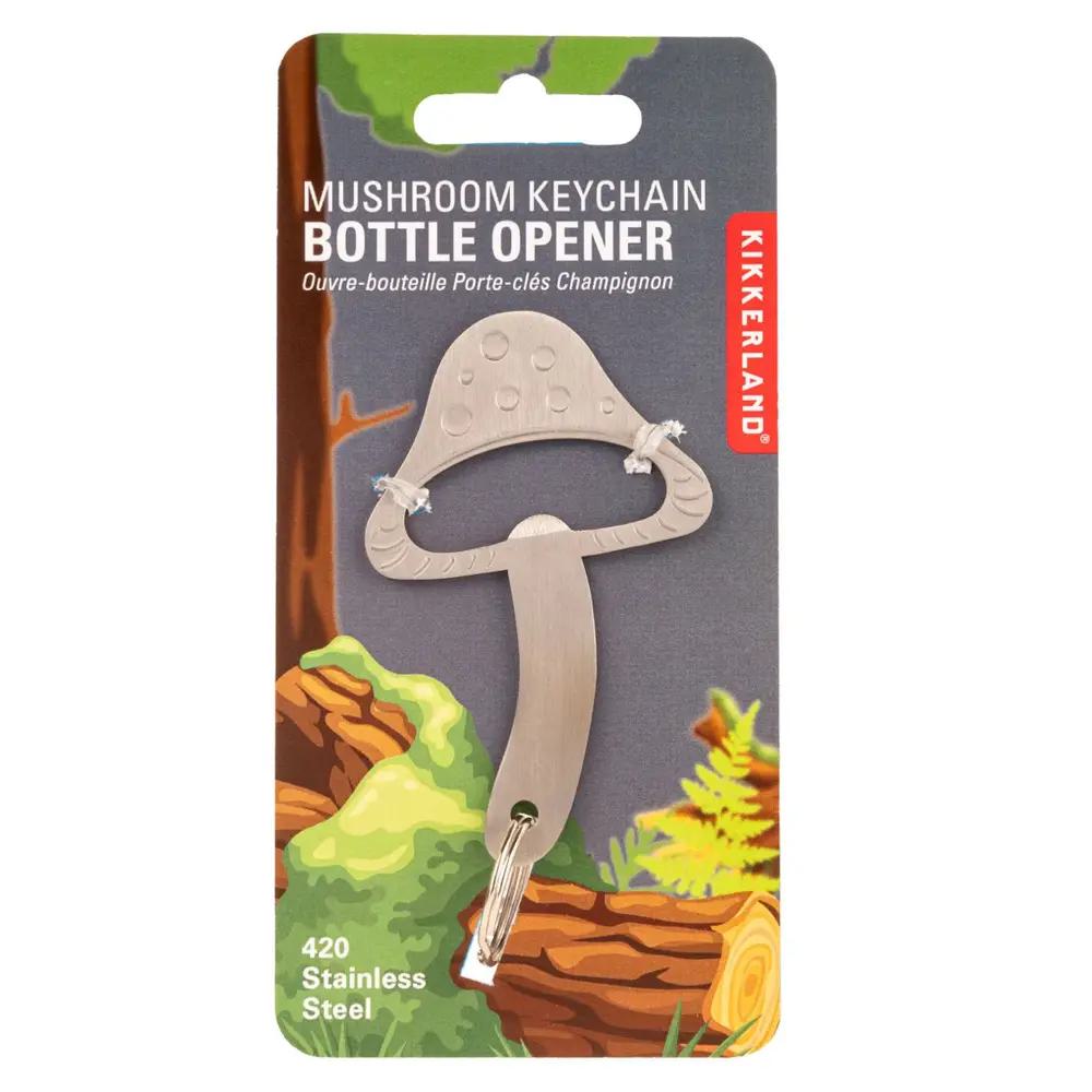 Kikkerland, Bottle Opener, Art & School, Mushroom, Keychain, 874279